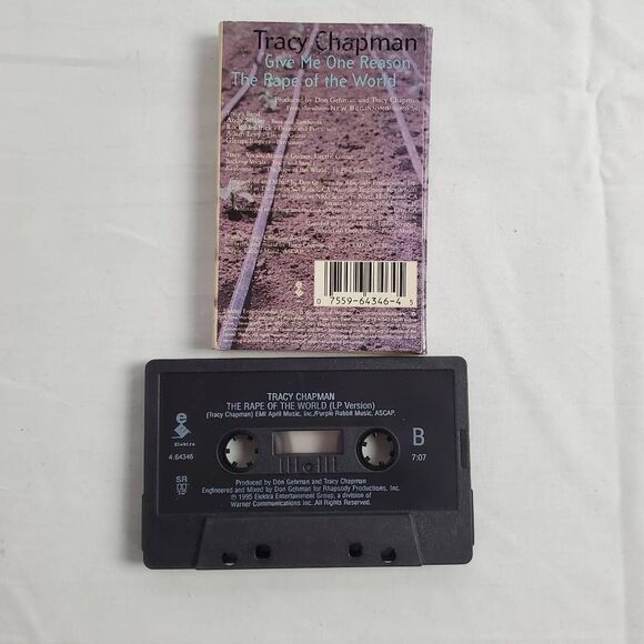 Tracy Chapman – Give Me One Reason Cassette Single (1995) - Picture 2 of 3